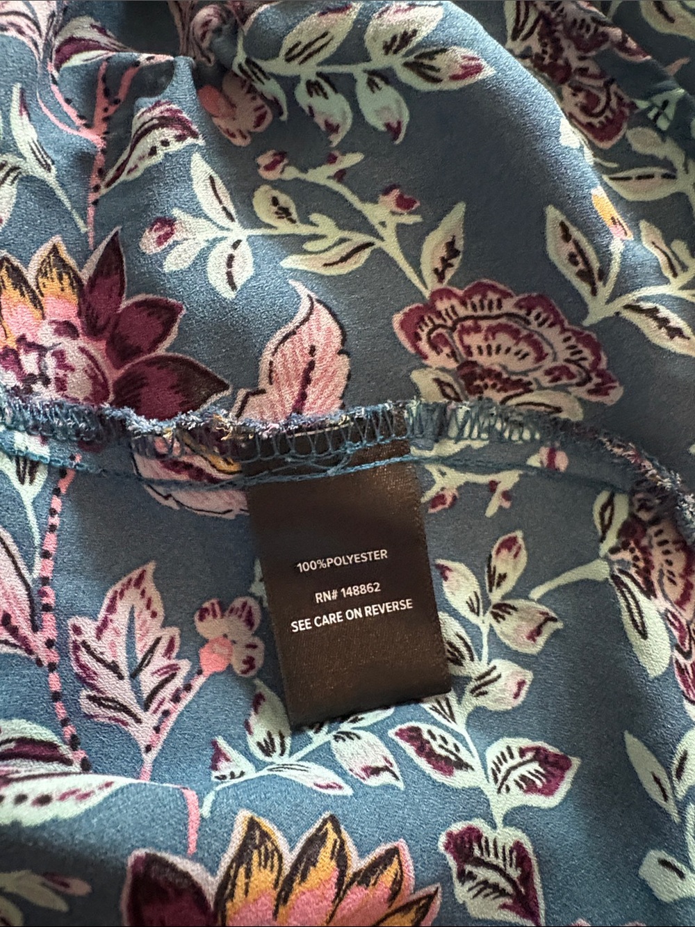 Torrid 3 3X floral wrap tunic shirt 1806 - Picture 6 of 6